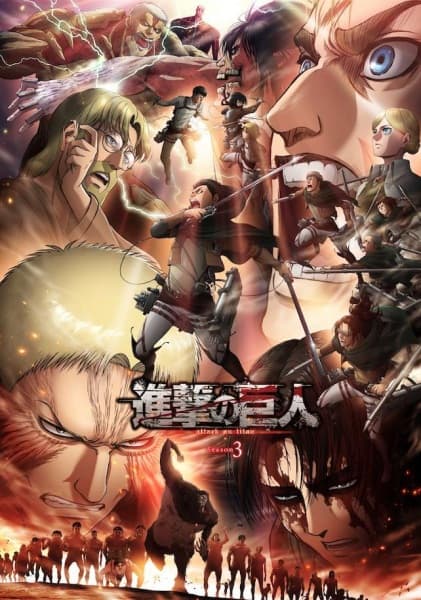 Shingeki no Kyojin Season 3 Part 2 by @gigachadha in Anime Art