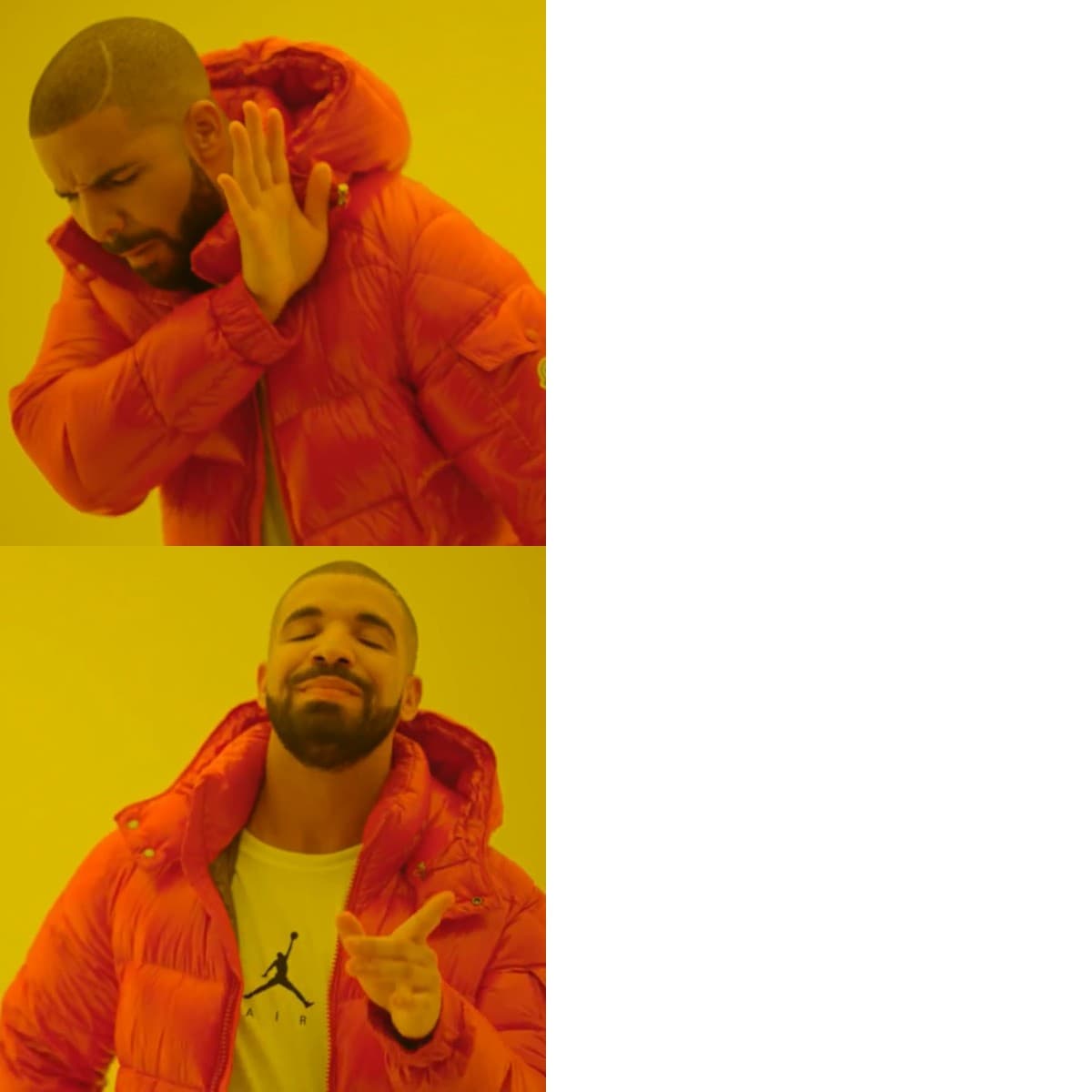 Drake Hotline Bling by @voidpuncher — #3 in Memes