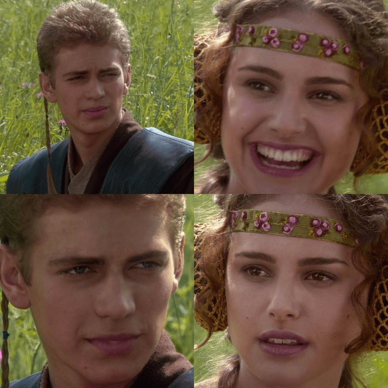 Anakin Padme 4 Panel by @sketchwitch — #6 in Memes