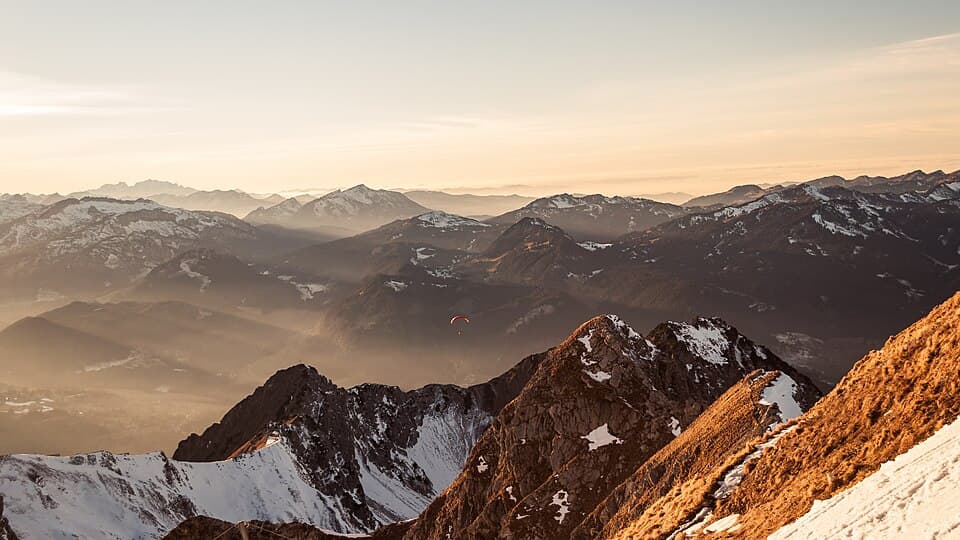 Paraglider near Nebelhorn (Lightroom edit) by @memedealer — #2 in Photography